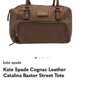 Kate Spade Cognac Leather Tote